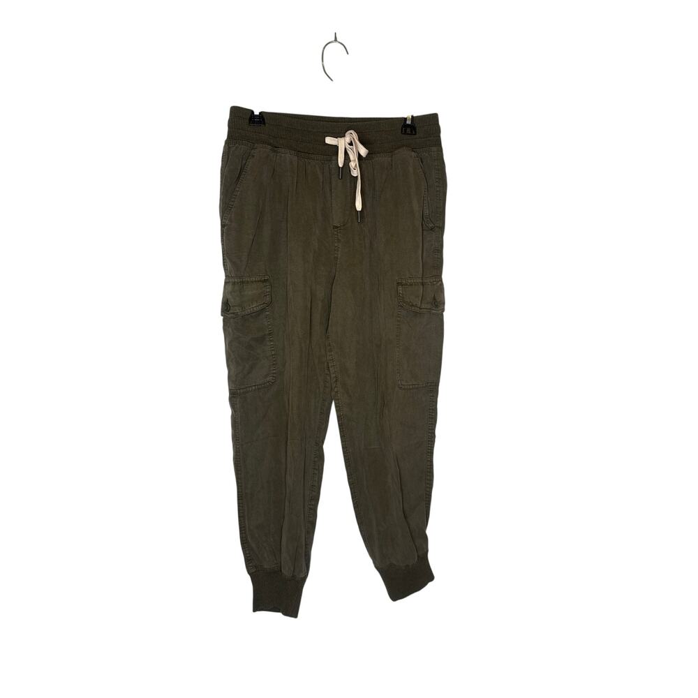 Aerie Army Green Pull On Comfy Drawstring Cargo Pants NWT Sz S Stretchy Casual